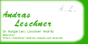 andras leschner business card
